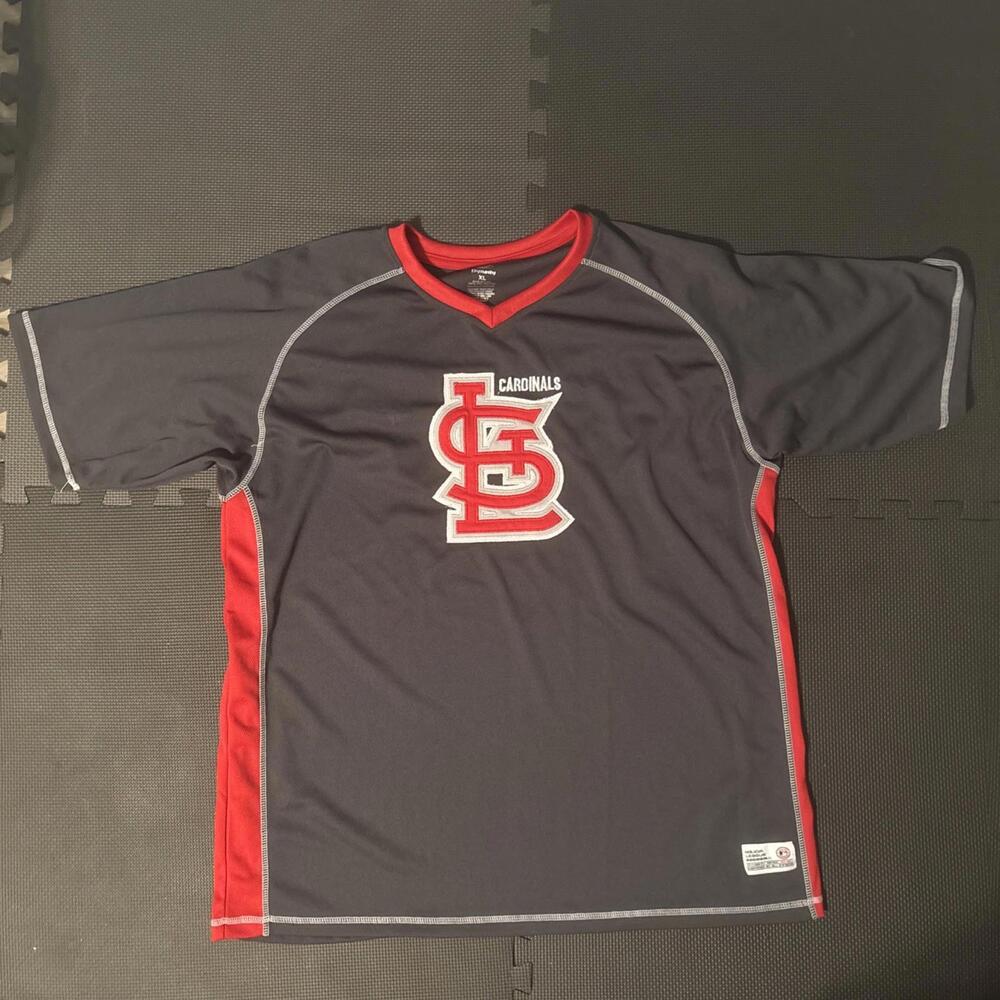 St. Louis Cardinals Shirt Tee Mens XL Dynasty MLB Baseball Red Short Sleeve